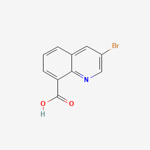 3-Bromoquinoline-8-carboxylic acid chemical structure (CAS 1315366-78-9)