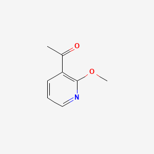 1-(2-Methoxypyridin-3-yl)ethanone chemical structure (CAS 131674-40-3)