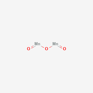 Manganese oxide (Mn2O3) chemical structure (CAS 1317-34-6)