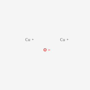 Copper(I) oxide chemical structure (CAS 1317-39-1)