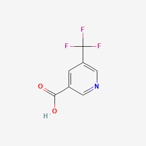 5-(Trifluoromethyl)pyridine-3-carboxylic acid chemical structure (CAS 131747-40-5)