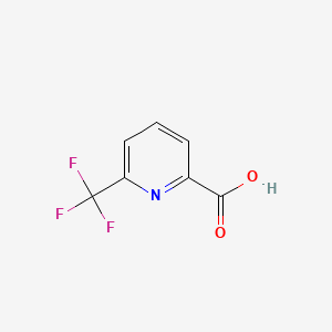 6-(Trifluoromethyl)picolinic acid chemical structure (CAS 131747-42-7)