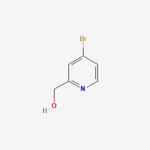 (4-Bromopyridin-2-yl)methanol chemical structure (CAS 131747-45-0)