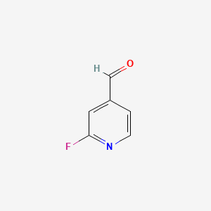 2-Fluoroisonicotinaldehyde chemical structure (CAS 131747-69-8)