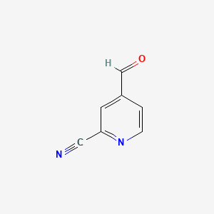 4-Formylpicolinonitrile chemical structure (CAS 131747-70-1)