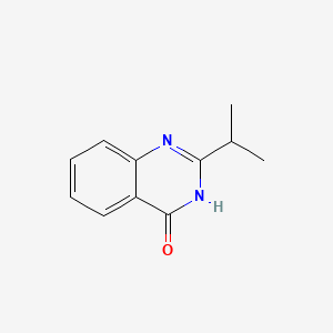 2-Isopropylquinazolin-4(3H)-one chemical structure (CAS 13182-64-4)