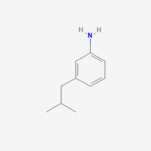 3-Isobutylaniline chemical structure (CAS 131826-11-4)