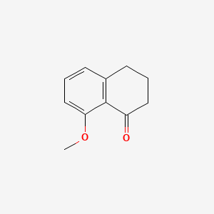 3,4-Dihydro-8-methoxynaphthalen-1(2H)-one chemical structure (CAS 13185-18-7)