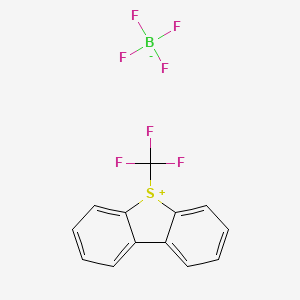 5-(Trifluoromethyl)-5H-dibenzo[b,d]thiophen-5-ium tetrafluoroborate chemical structure (CAS 131880-16-5)