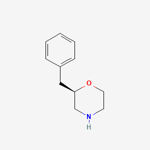 (R)-2-Benzylmorpholine chemical structure (CAS 131887-51-9)