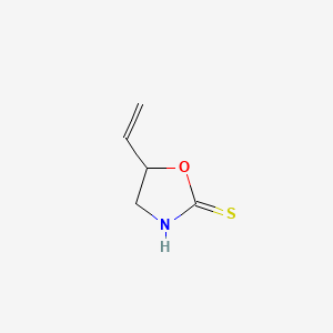 5-Vinyloxazolidine-2-thione chemical structure (CAS 13190-34-6)
