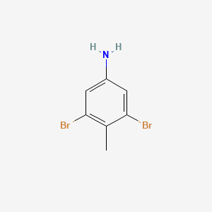 3,5-Dibromo-4-methylaniline chemical structure (CAS 13194-73-5)