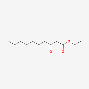 Ethyl 3-oxodecanoate chemical structure (CAS 13195-66-9)