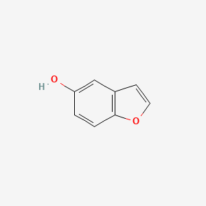 Benzofuran-5-ol chemical structure (CAS 13196-10-6)