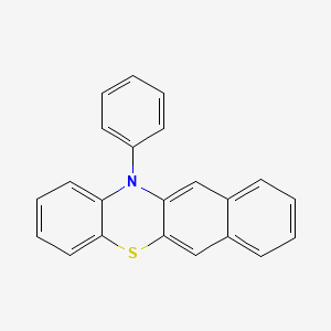 12-Phenyl-12H-benzo[b]phenothiazine chemical structure (CAS 1320277-85-7)