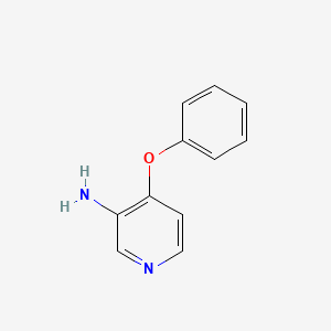 4-Phenoxypyridin-3-amine chemical structure (CAS 132038-28-9)