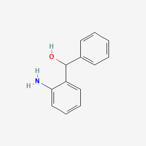 (2-Aminophenyl)(phenyl)methanol chemical structure (CAS 13209-38-6)