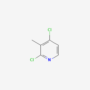2,4-Dichloro-3-methylpyridine chemical structure (CAS 132097-09-7)
