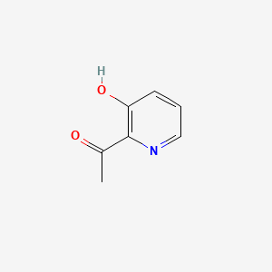 1-(3-Hydroxypyridin-2-yl)ethanone chemical structure (CAS 13210-29-2)