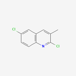 2,6-Dichloro-3-methylquinoline chemical structure (CAS 132118-32-2)