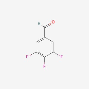 3,4,5-Trifluorobenzaldehyde chemical structure (CAS 132123-54-7)