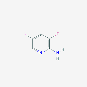 3-Fluoro-5-iodopyridin-2-amine chemical structure (CAS 1321612-85-4)