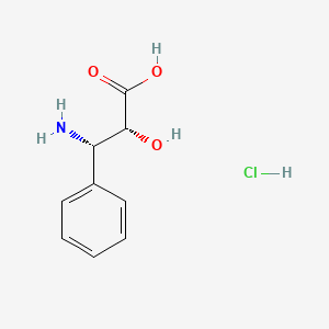 (2R,3S)-3-Phenylisoserine hydrochloride chemical structure (CAS 132201-32-2)