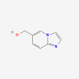 Imidazo[1,2-a]pyridin-6-ylmethanol chemical structure (CAS 132213-07-1)
