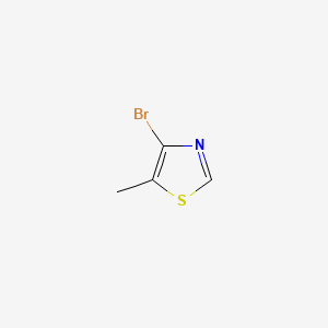 4-Bromo-5-methylthiazole chemical structure (CAS 132221-51-3)