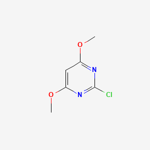 2-Chloro-4,6-dimethoxypyrimidine chemical structure (CAS 13223-25-1)