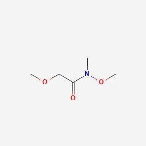 N,2-Dimethoxy-N-methylacetamide chemical structure (CAS 132289-57-7)