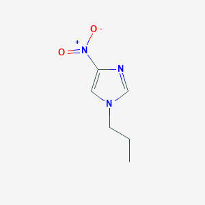4-Nitro-1-propyl-1H-imidazole chemical structure (CAS 13230-08-5)