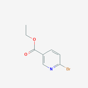 Ethyl 6-bromonicotinate chemical structure (CAS 132334-98-6)