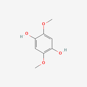 2,5-Dimethoxybenzene-1,4-diol chemical structure (CAS 13239-13-9)