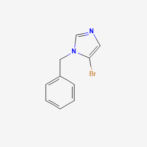 1-Benzyl-5-bromo-1H-imidazole chemical structure (CAS 132430-59-2)