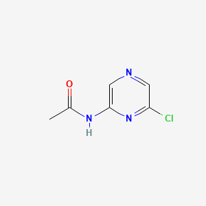 N-(6-Chloropyrazin-2-yl)acetamide chemical structure (CAS 132453-63-5)