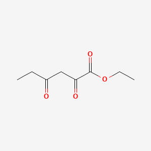 Ethyl 2,4-dioxohexanoate chemical structure (CAS 13246-52-1)