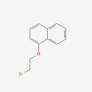 1-(2-Bromoethoxy)naphthalene chemical structure (CAS 13247-79-5)