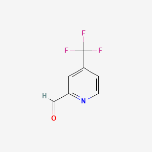4-(Trifluoromethyl)picolinaldehyde chemical structure (CAS 132470-83-8)