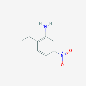 2-Isopropyl-5-nitroaniline chemical structure (CAS 132475-93-5)