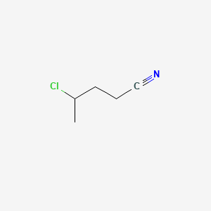 4-Chloropentanenitrile chemical structure (CAS 13249-56-4)