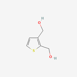 Thiophene-2,3-diyldimethanol chemical structure (CAS 13250-85-6)