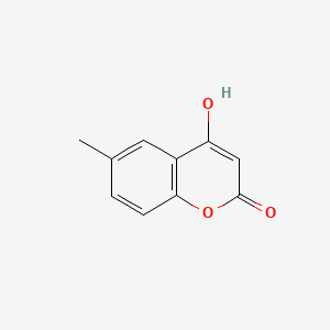 4-Hydroxy-6-methylcoumarin chemical structure (CAS 13252-83-0)