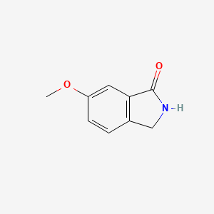 6-Methoxyisoindolin-1-one chemical structure (CAS 132680-54-7)