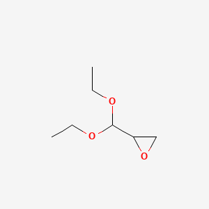 2-(Diethoxymethyl)oxirane chemical structure (CAS 13269-77-7)
