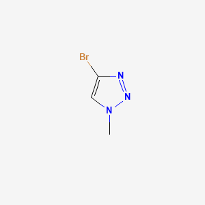 4-Bromo-1-methyl-1H-1,2,3-triazole chemical structure (CAS 13273-53-5)