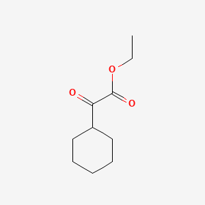 Ethyl 2-cyclohexyl-2-oxoacetate chemical structure (CAS 13275-31-5)