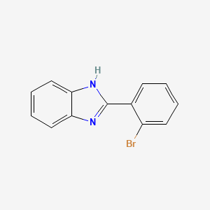 2-(2-Bromophenyl)-1H-benzo[d]imidazole chemical structure (CAS 13275-42-8)