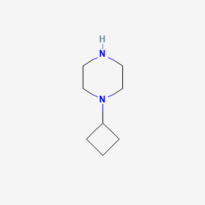 1-Cyclobutylpiperazine chemical structure (CAS 132800-13-6)