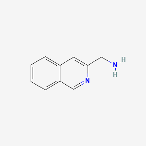 Isoquinolin-3-ylmethanamine chemical structure (CAS 132833-03-5)